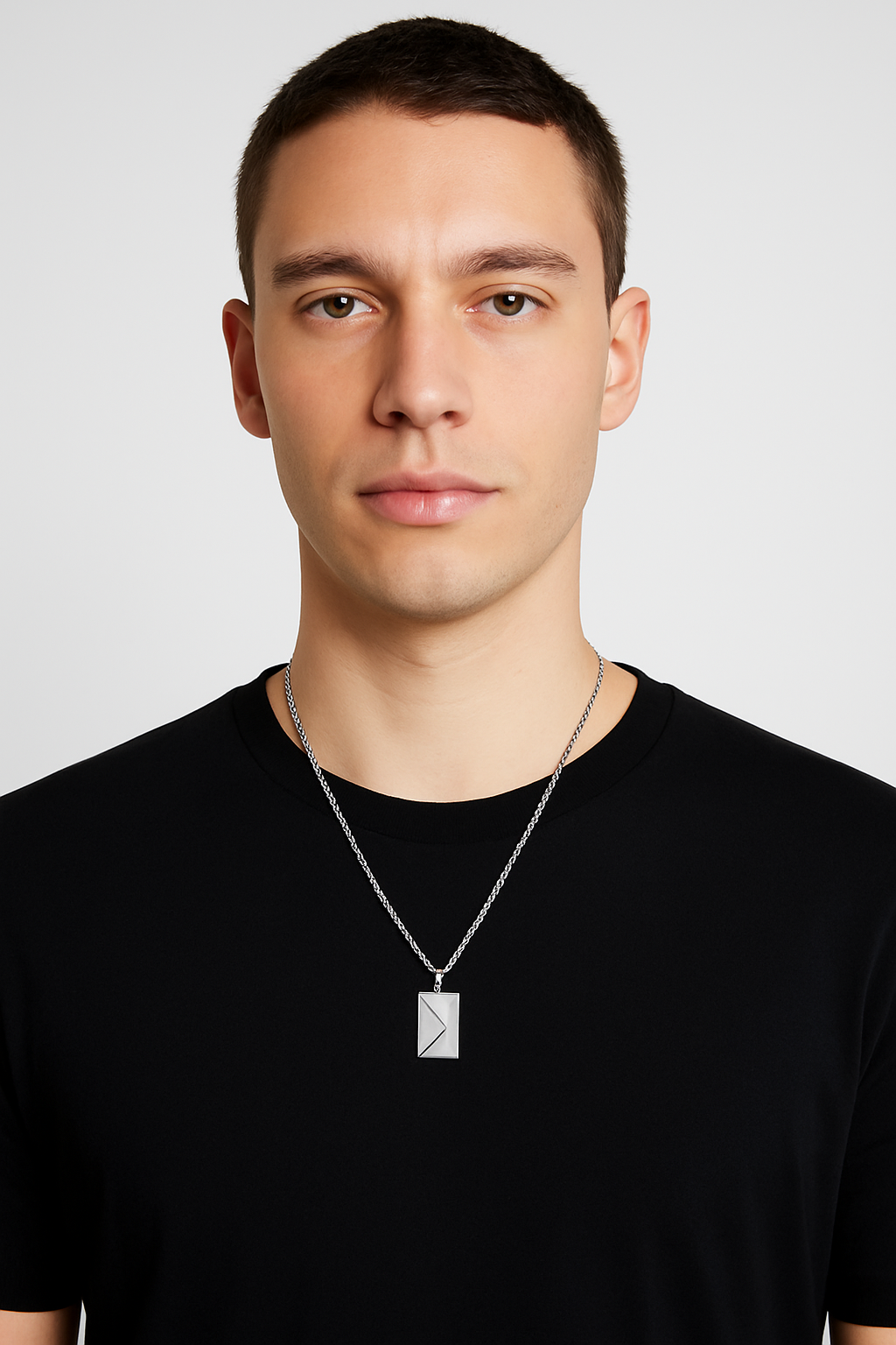 Colgante en forma de sobre con foto personalizada