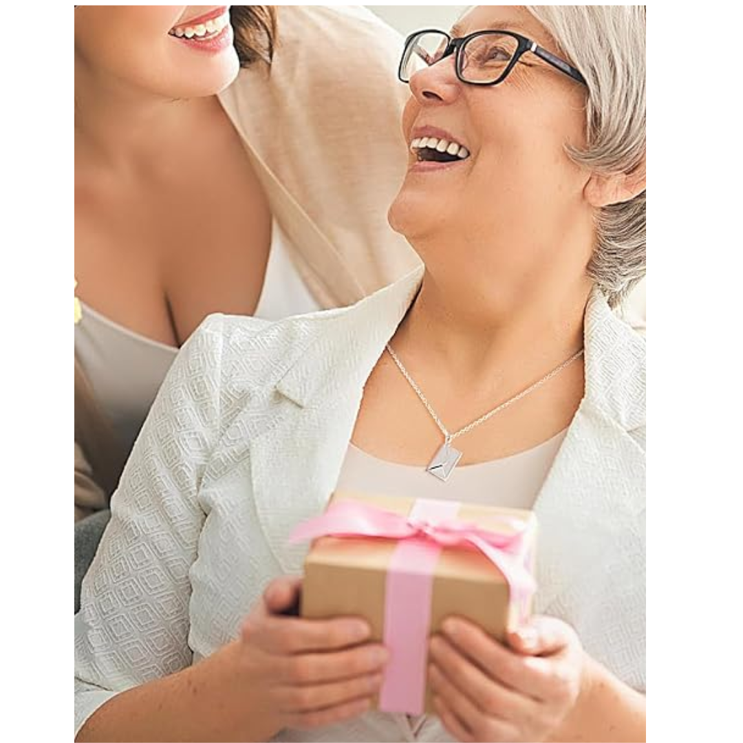 Colgante en forma de sobre con foto personalizada