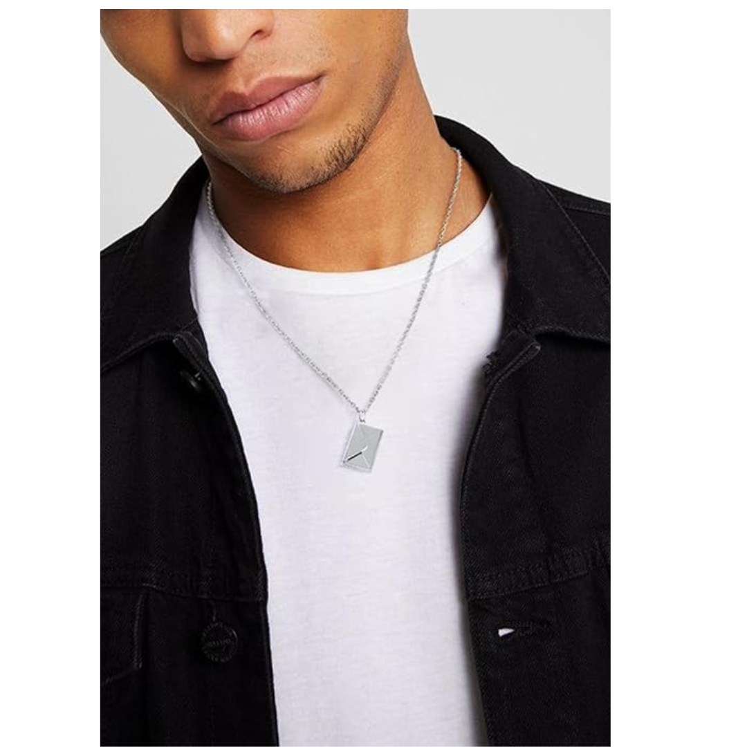 Colgante en forma de sobre con foto personalizada